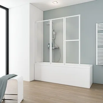 1518 mm, 1400 mm, Alu-Natur, Softline hell (Kunstglas)